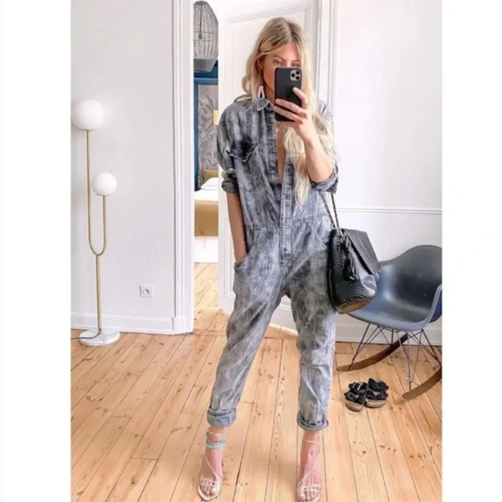 🥰 Isabel Marant Blue Denim Jumpsuit